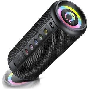 Portable Bluetooth 5.4 Wireless Speaker w 20W HD 20H Playtime, LED Light TWS Mic